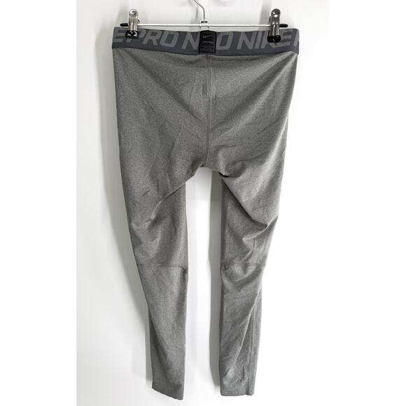 nike Pro dri fit compression pants Small Leggings Athletic Stretch Gray Men’s - Picture 3 of 8